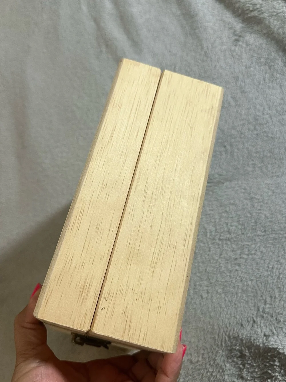 Wood storage box